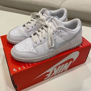 NIKE DUNK LOW RETRO, White/Pure Platinum-White
